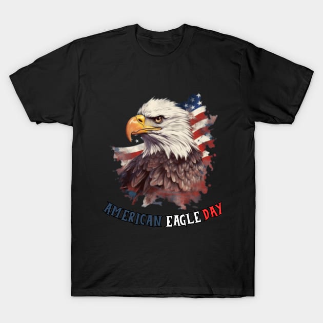 american eagle, 1776, 4th of july T-Shirt by Pattyld